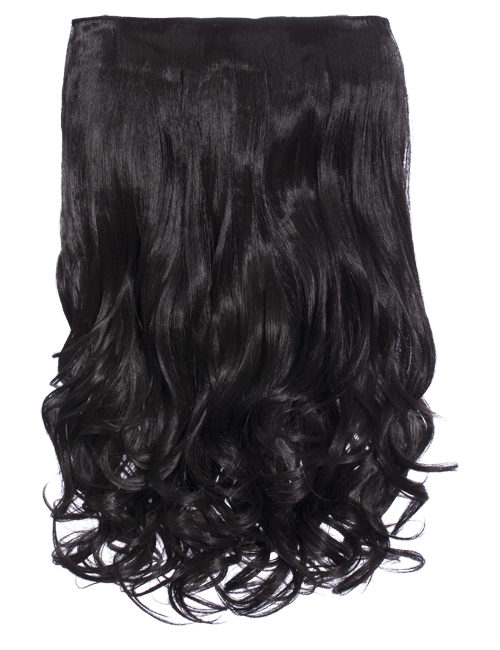 One Piece Curly Clip in Extension Heat Resistance Sythetic Hair