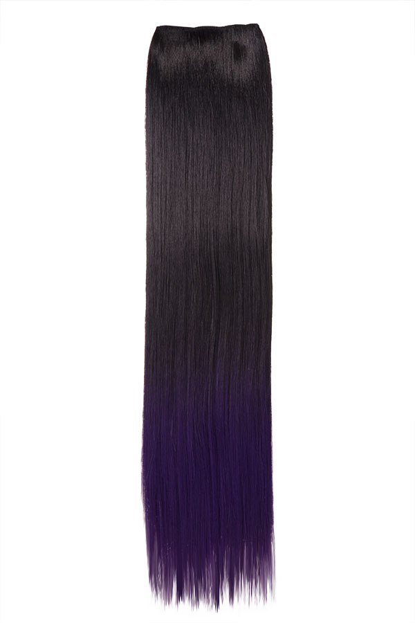 Ombre Straight One Weft Clip In Dip Dye Extension - G1002C