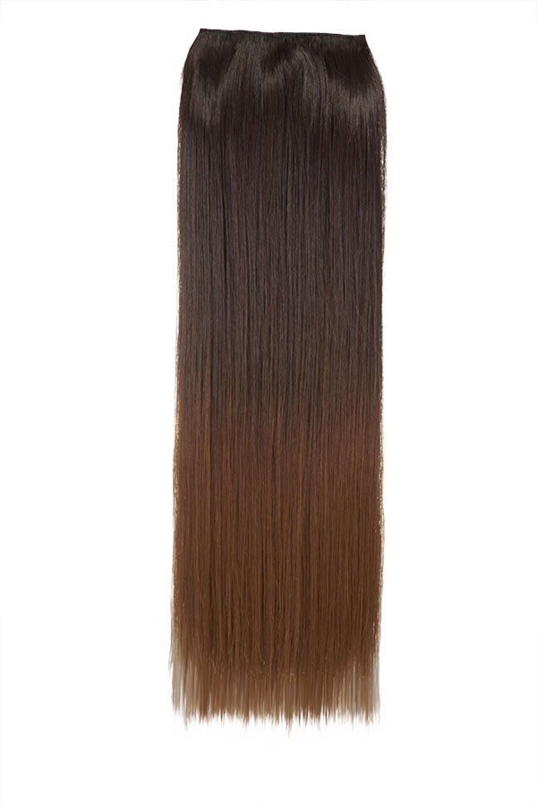 Ombre Straight One Weft Clip In Dip Dye Extension G1002c