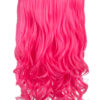 Coloured Straight clip in extensions heat resistant synthetic hair
