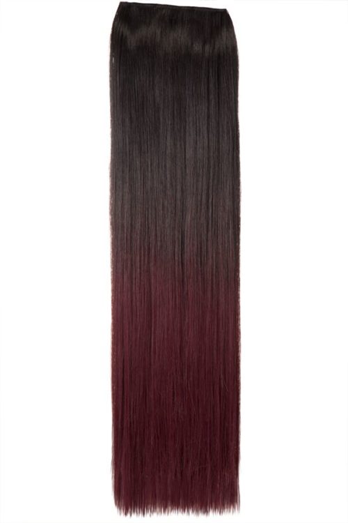 Ombre Straight One Weft Clip In Dip Dye Extension - G1002C - 2TT118