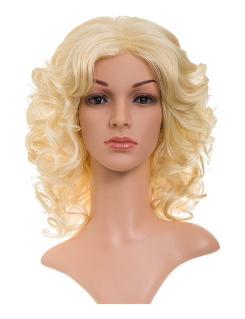 Short curly party hair full head wig