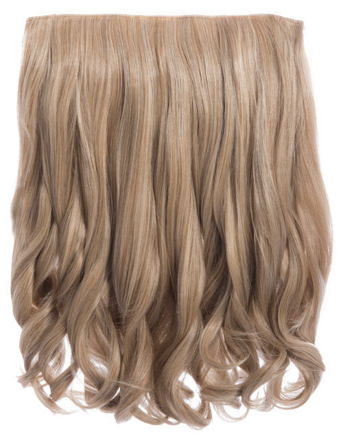 16" one piece curly clip in extension