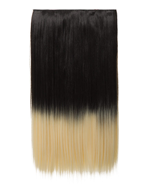 Ombre Straight One Weft Clip In Dip Dye Extension