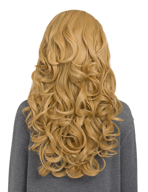 KOKO COUTURE Cheryl Reversible Curly Half-Head Wig (RRP: £29.99) - Bleach Blonde 60