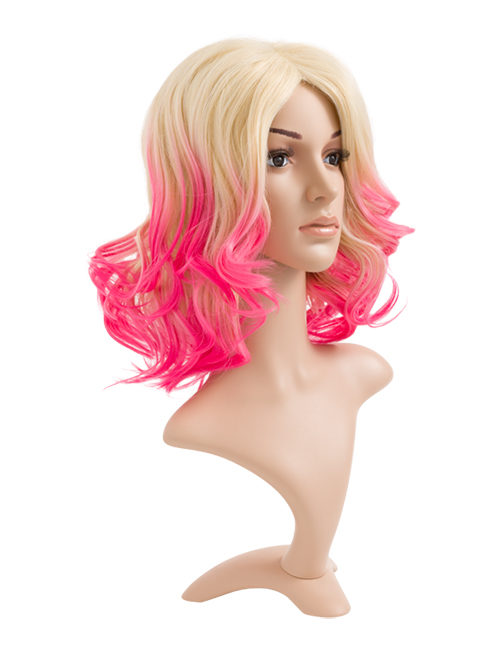 Shaggy - Ombre Curly Middle Parting Full Head Wig
